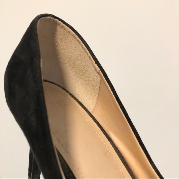 H&M heeled black classic pointy pumps - Picture 4 of 5